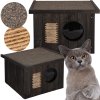 CH001 BL Căsuță pentru pisică neagră