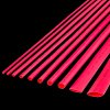 Tub termocontractabil 10buc 3,5mm roșu 1m NAR0256