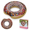 Colac de plajă gonflabil pentru înot Donut maro 107cm BESTWAY