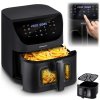 Friteuză fără ulei Air fryer Berdsen BD-660 neagră