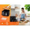 Friteuză fără ulei Air fryer Berdsen BD-660 neagră