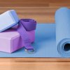 Curea pentru yoga, bandă de exerciții, violet, REBEL ACTIVE