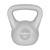 Kettlebell bituminos 12 kg gri REBEL ACTIVE