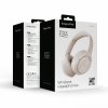 Căști suprapuse wireless cu ANC, Kruger&Matz F8A, bej