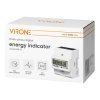 Indicator digital de energie trifazat, 100A, 4 module, DIN TH-35mm