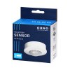 Senzor de mișcare PIR 360°, IP20, 1200W, rază maximă 8m, alb