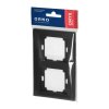 Cadru dublu vertical Onyx, Ra-2OP, negru