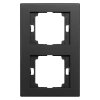 Cadru dublu vertical Onyx, Ra-2OP, negru