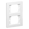 Cadru dublu vertical Onyx, Ra-2OP, alb