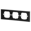 Cadru triplu Onyx, Ra-3O, negru