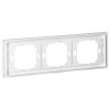 Ramă triplă Onyx, Ra-3O, alb