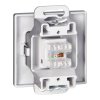 Priză simplă tel-comp. RJ-45 Cat5 Perlă, RJ45-5CAT/P1, antracit