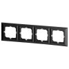 Ramă cvadruplă Pearl, Ra-4P, negru