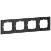 Ramă cvadruplă Pearl, Ra-4P, negru