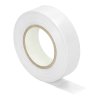 Bandă izolatoare, ignifugă, albă lățime de 19mm, grosime de 0.13mm, lungime de 20m