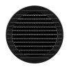 Grilă de ventilație rotundă cu plasă Ø120, grafit
