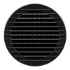 Grilaj de ventilație rotund cu plasă Ø150, grafit