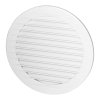 Grilă de ventilație rotundă cu plasă Ø150, albă