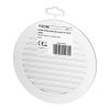 Grilă de ventilație rotundă cu plasă Ø150, albă