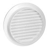 Grilă de ventilație rotundă cu plasă Ø150, albă