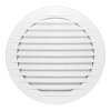 Grilă de ventilație rotundă cu plasă Ø150, albă