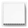 Grilă de ventilație cu capotă Ø125, albă