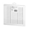 Grilaj de ventilație cu încuietoare 200x200, alb