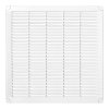 Grilaj de ventilație cu încuietoare 300x300, alb