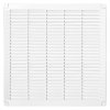 Grilaj de ventilație cu încuietoare 350x350, alb