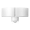 TOS DUO LED reflector dublu de grădină 2x20W cu senzor de mișcare PIR, 2x1600lm, IP65, 4000K, PC, alb
