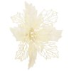 CA0806 DECORAȚIUNE DE CRĂCIUN "POINSETTIA" 16 CM