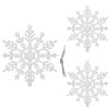 CA0755 DECORAȚIUNI DE CRĂCIUN "FULGI DE ZĂPADĂ" 3 BUC.
