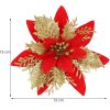 CA0729 DECORAȚIUNE DE CRĂCIUN "POINSETTIA" 13X13 CM