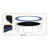 211455 tp 15ft 460 cm blue oslona do trampoliny M0