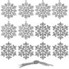 24582 ca0749 ozdoby swiateczne sniezynki 10 cm 12 szt M0