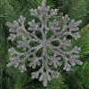 CA0749 DECORAȚIUNI DE CRĂCIUN "FULGI DE ZĂPADĂ" 10 CM 12 BUC.