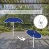 BU0022 UMBRELĂ DE PLAJĂ 180 CM