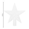 CA1435 DECORAȚIUNE DE CRĂCIUN STEA 20 CM