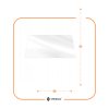 FM0036 COVOR TRANSPARENT DE PODEA 102 CM X 125 CM X 1 MM