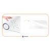 FM0036 COVOR TRANSPARENT DE PODEA 102 CM X 125 CM X 1 MM