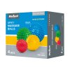 Set de mingi senzoriale cu țepi pentru masaj, 4 mingi, REBEL ACTIVE