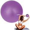 Minge gimnastică mini pentru pilates de reabilitare 25cm, culoare violet, REBEL ACTIVE