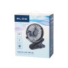 Ventilator de masă USB cu clemă 10 cm, negru