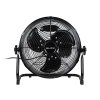 Ventilator de podea 12"/30cm 70W circulator NEGRU