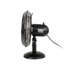 Ventilator de masă 30cm NEGRU metalic