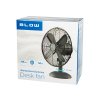 Ventilator de masă 30cm NEGRU metalic
