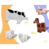 Set educativ de construcție magnetică ferma de animale RK-781 Ricokids