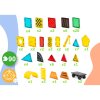 Blocuri magnetice educaționale constructive 90 buc RK-780 Ricokids