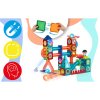 Set de construcție educațional magnetic cu lumini 150 buc RK-782 Ricokids