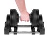 Halteră ajustabilă din fontă automat 24 kg, cu trepte de 1 kg, REBEL ACTIVE
